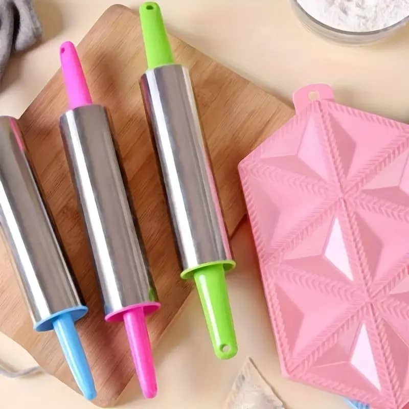 قالب سمبوسة بلاستيك كبير مع بيلم ستيل HMK-1153