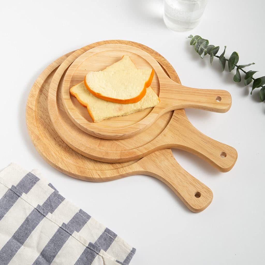 صحن تقديم خشب بامبو مدور bamboo