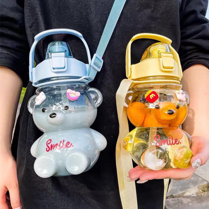 زمزمية اطفال شكل دب - مسكة وتعليقة AZ-1356