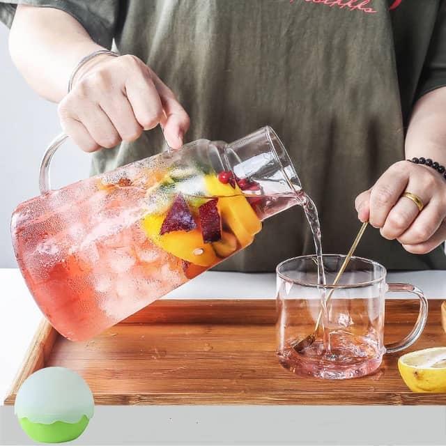 جاك زجاج 1 لتر مع غطاء كوب AZ-2204