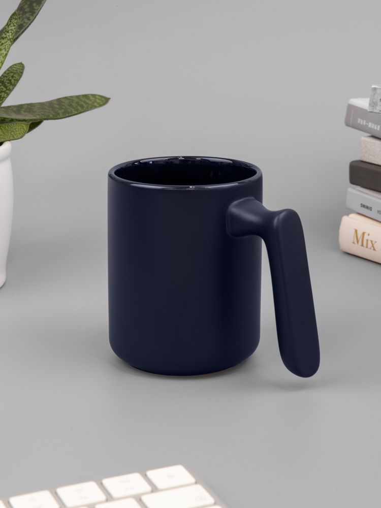 كوب قهوة سيراميك كبير مسكة مستطيل AZ-3461