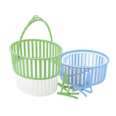 مساكات ملابس مع سلة تيتيز طقم 40 TP-681