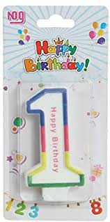 شمع عيد ميلاد - ارقام