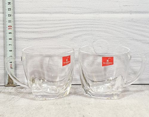 طقم اقلاص شاهي زجاج 220 مل 6 قطع BLINKMAX KTZB141