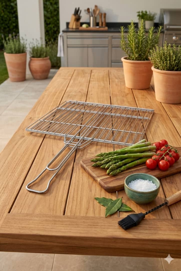 شبك شوايه ستيل يد استيل