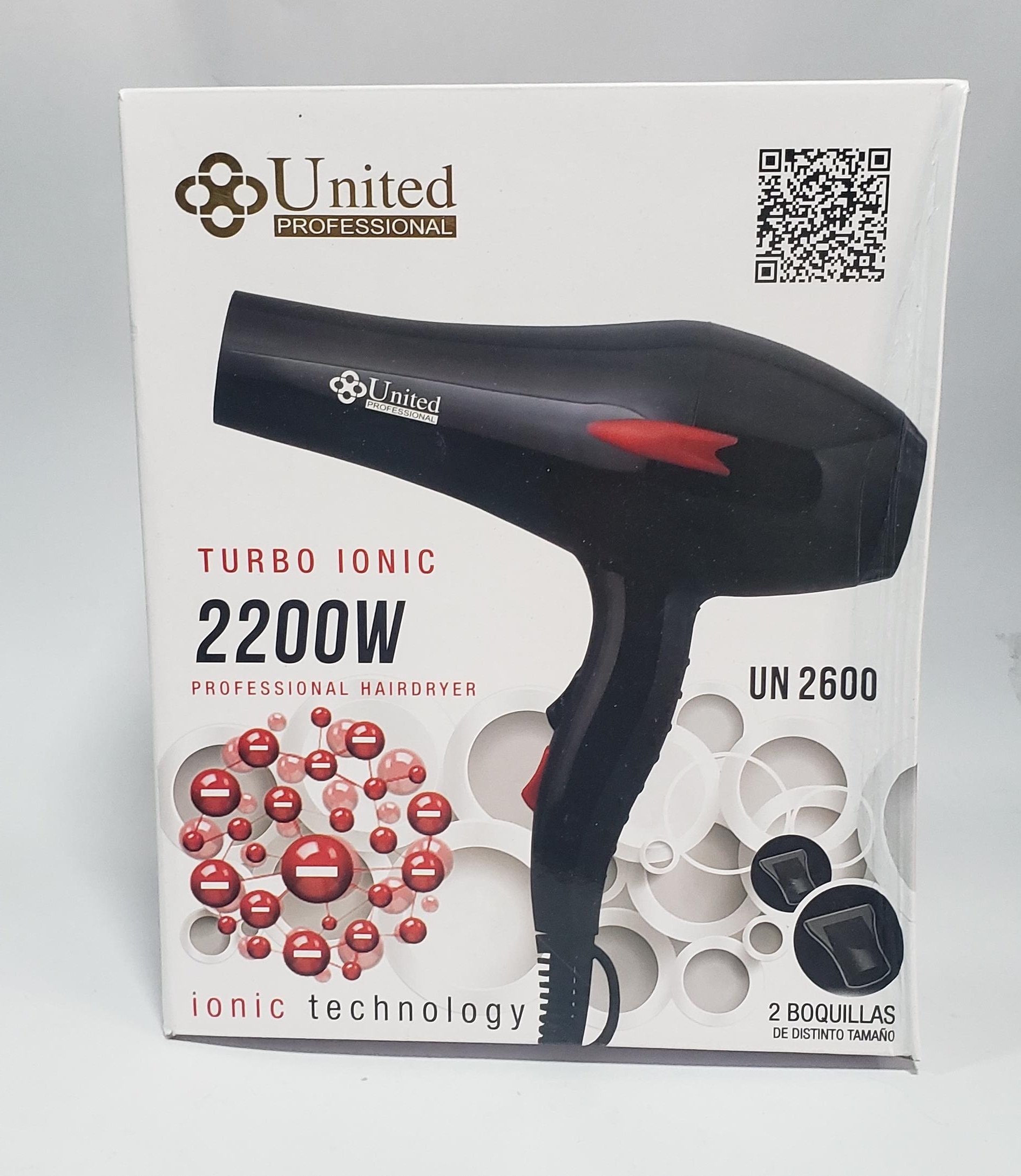 مجفف شعر توربو ايونات - يونايتد UN 2600