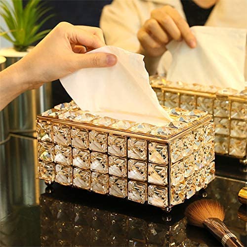 علبة مناديل ملكي فصوص ذهبي Az-1387