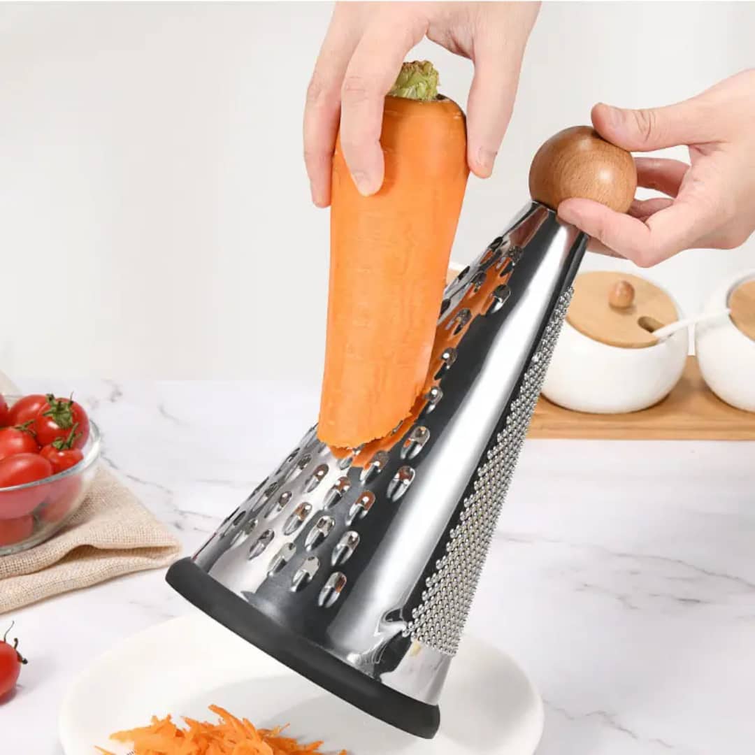 بشارة جبن وخضار مدور ستيل ممتاز