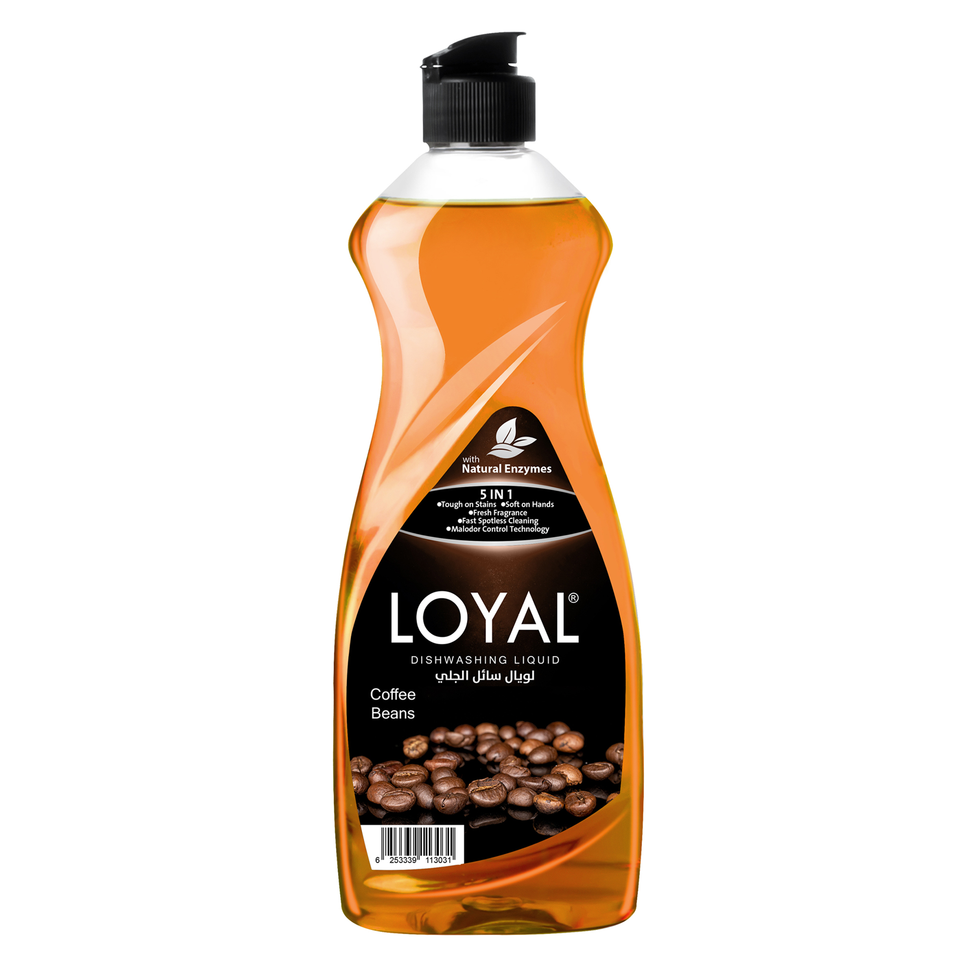 سائل جلي مركز غسيل صحون لويال 400 مل حبوب البن