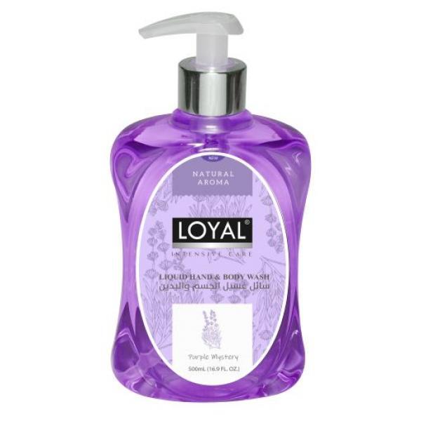 سائل غسيل الجسم واليدين - لويال 500 مل -برائحة لغز الارجواني