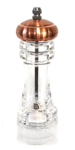 طحانة فلفل يدوي اكرليك مسكة ذهبي