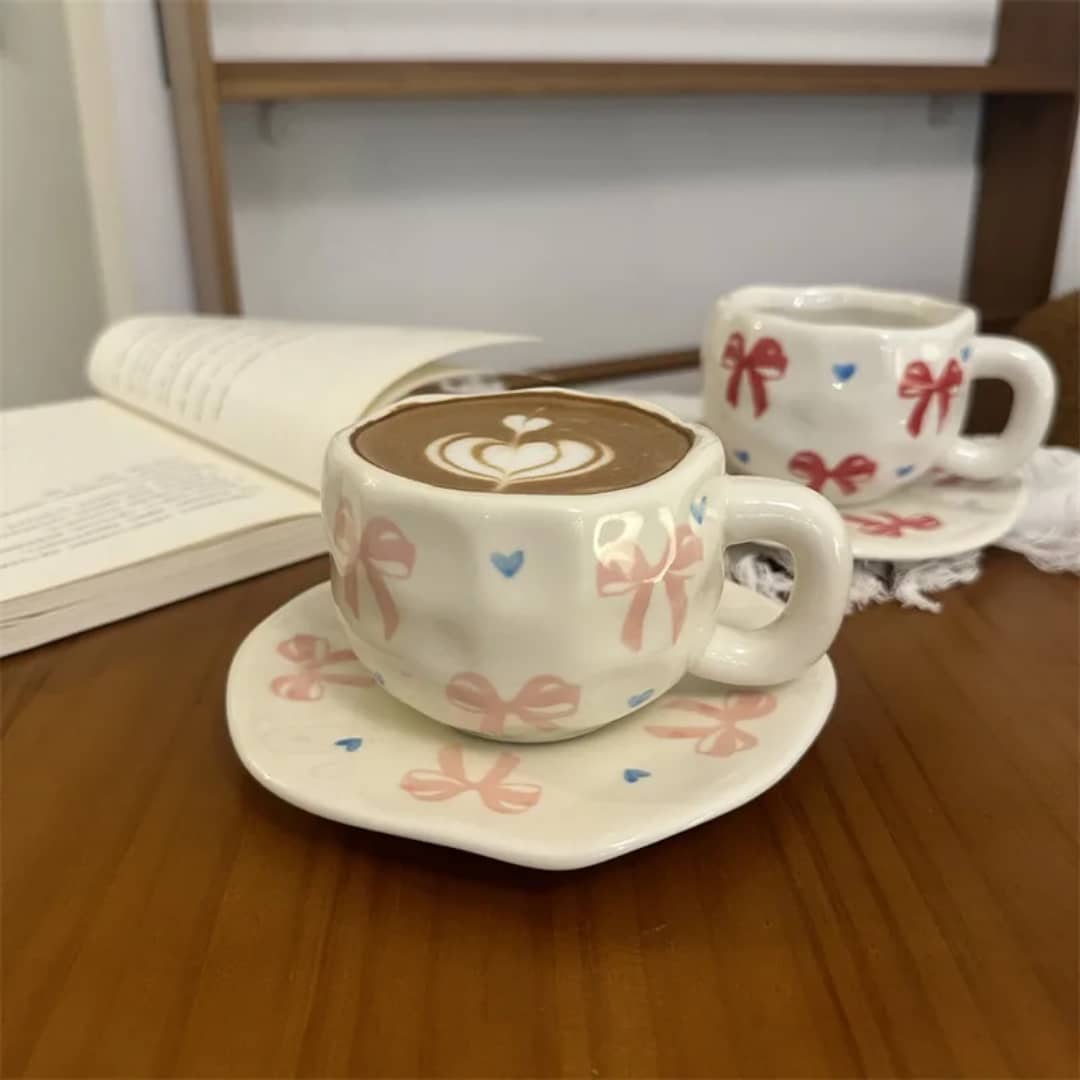 كوب سيراميك مع سيسر - فيونكة AZ-3521