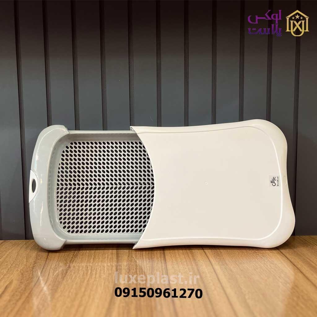 لوح تقطيع بلاستيك مع المشن ملون RA-501