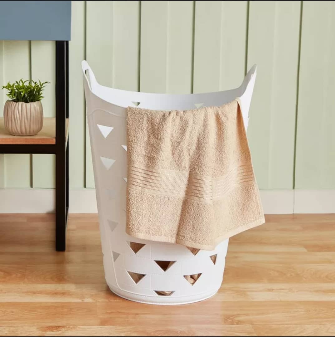 سلة ملابس بلاستيك كبير بيدين AFI-104