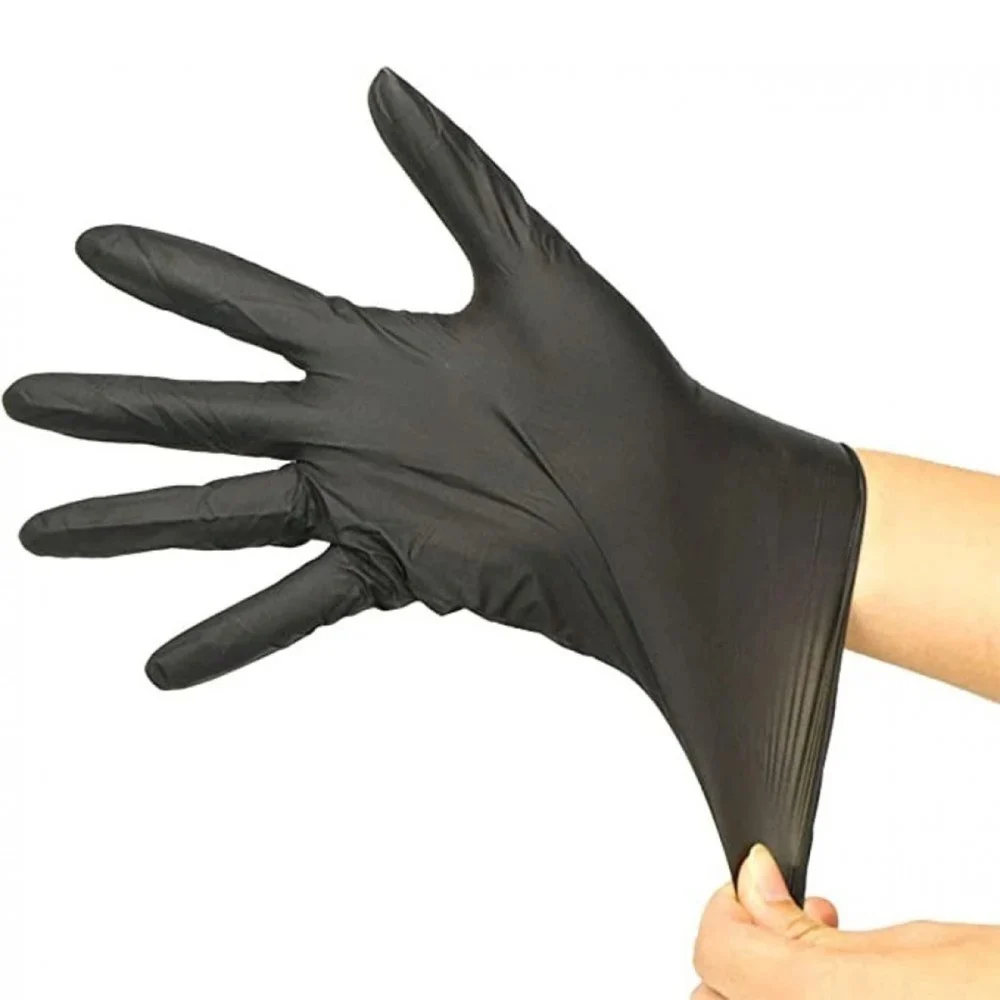 طقم قفازات اسود منزلي ممتاز 45 قطعة Rite KM-9199