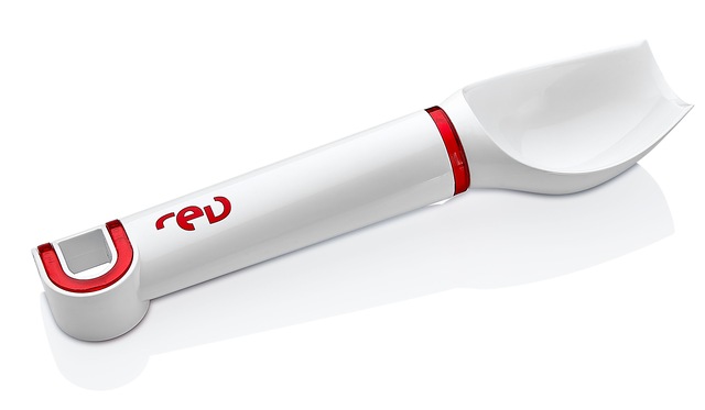 ملعقة ايسكريم يد بيضاء Red SC-2601