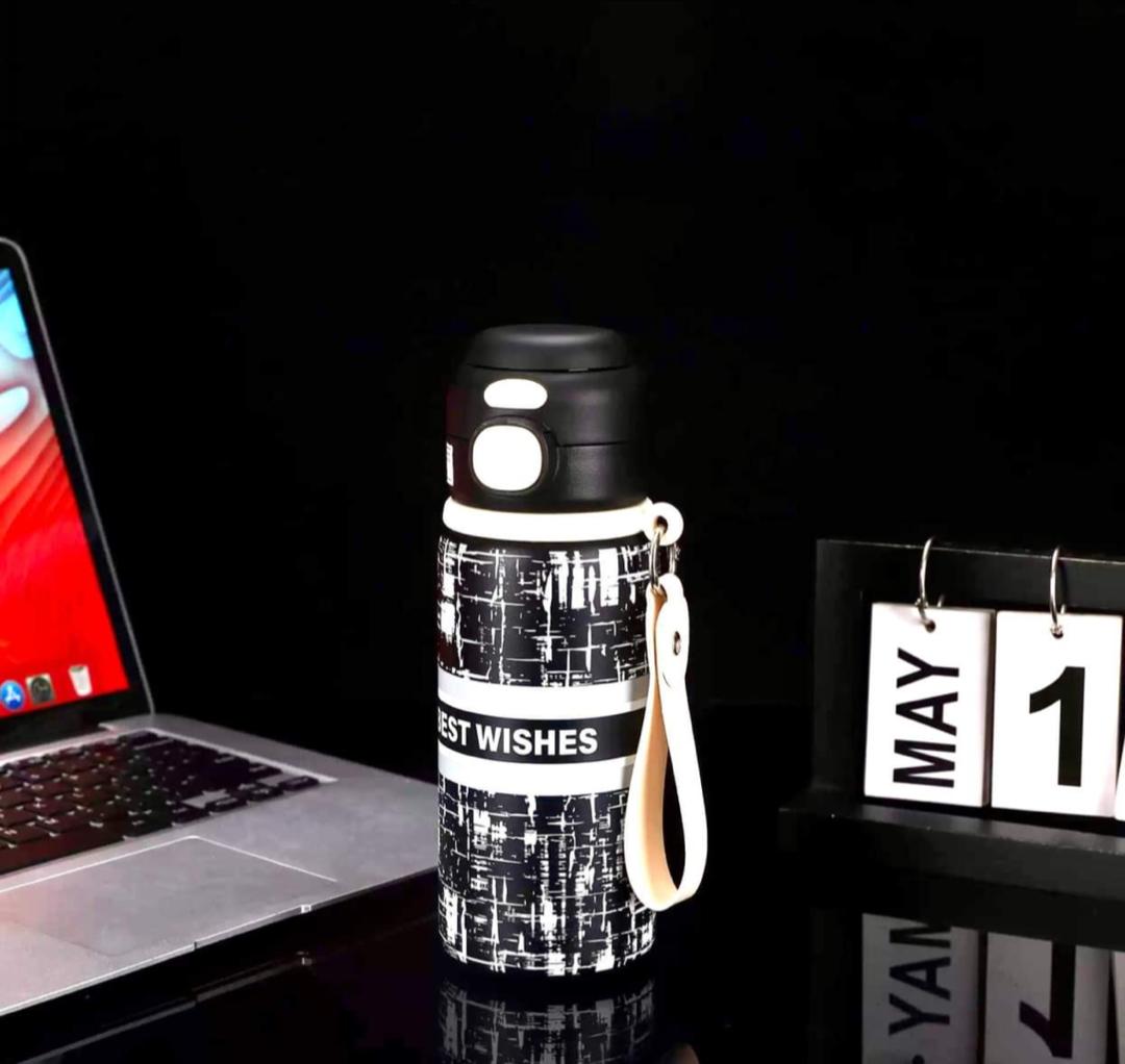 حافظة مشروبات ستيل 500 مل بقفل HK-3285