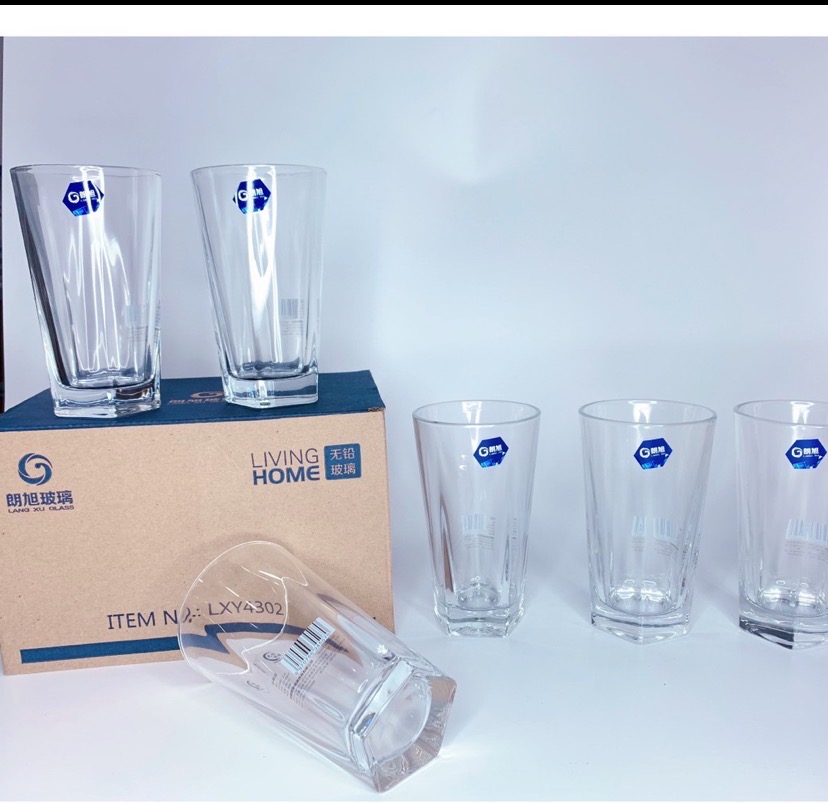 اقلاص عصير زجاج مربع صغير *6   1-4012