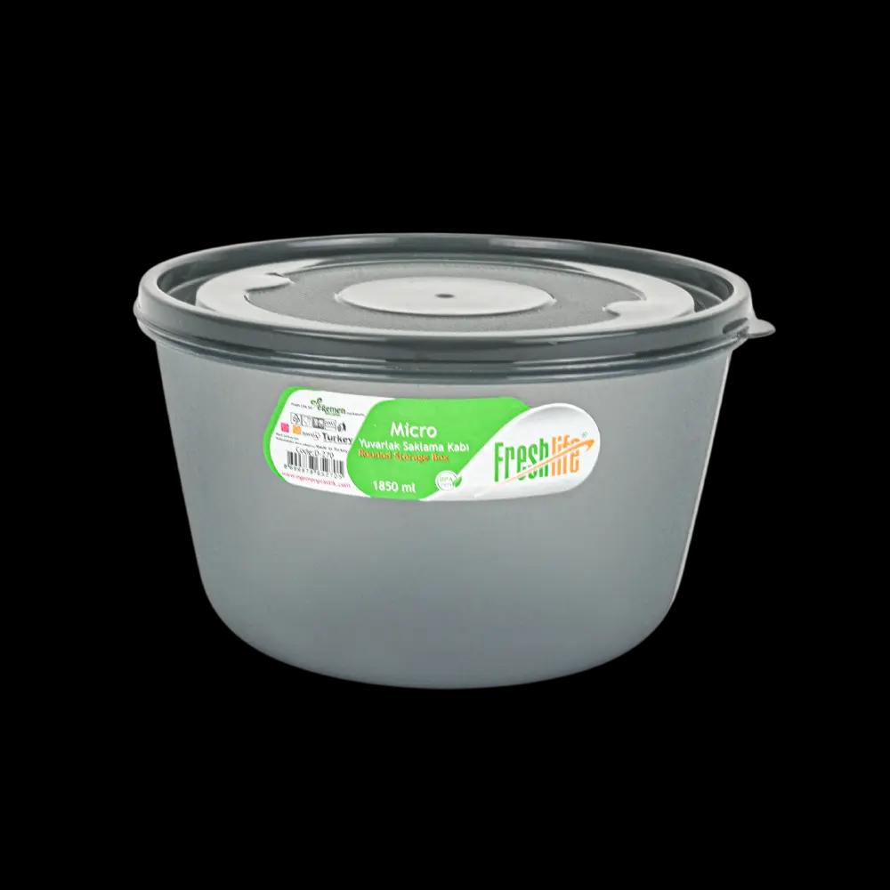 حافظة طعام شفاف بغطاء بلاستيك فريش لايف D-269-270