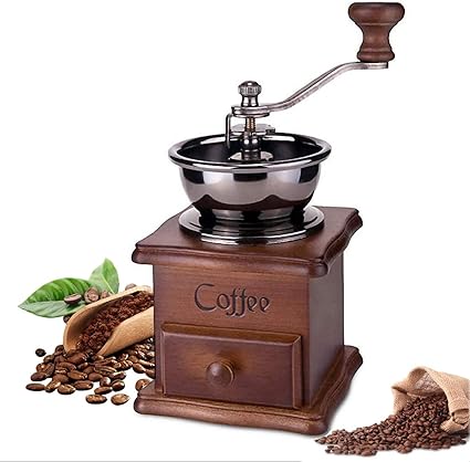 طحانة بن يدوي خشب مع درج صغير YAB-630+1202