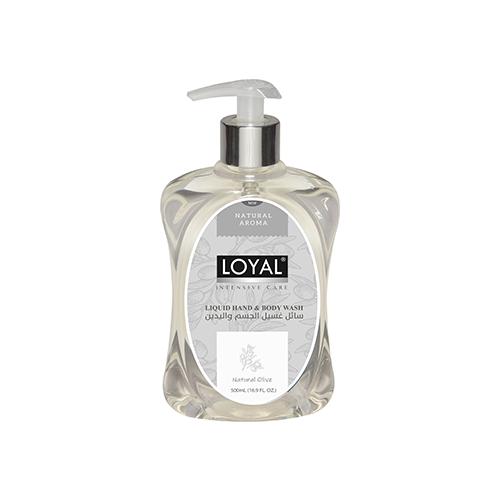 سائل غسيل الجسم واليدين - لويال 500 مل -زيتون طبيعي