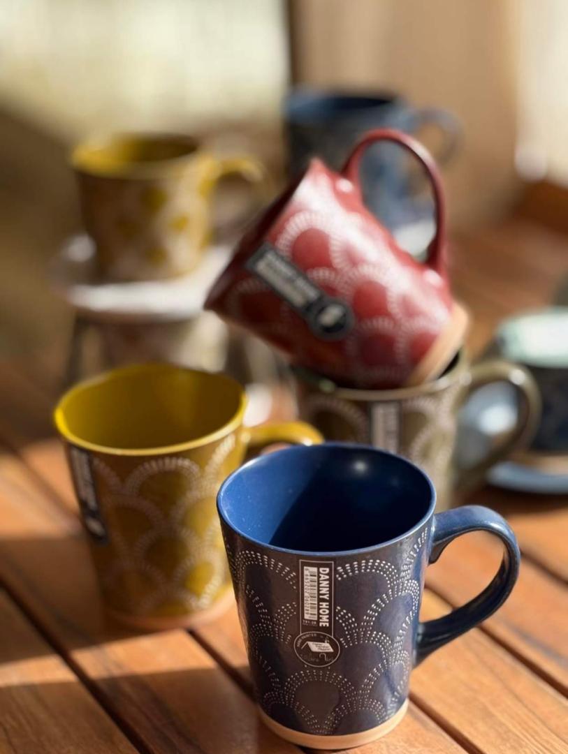 كوب سيراميك منقوش ثقيل DANNY HOME T01-38