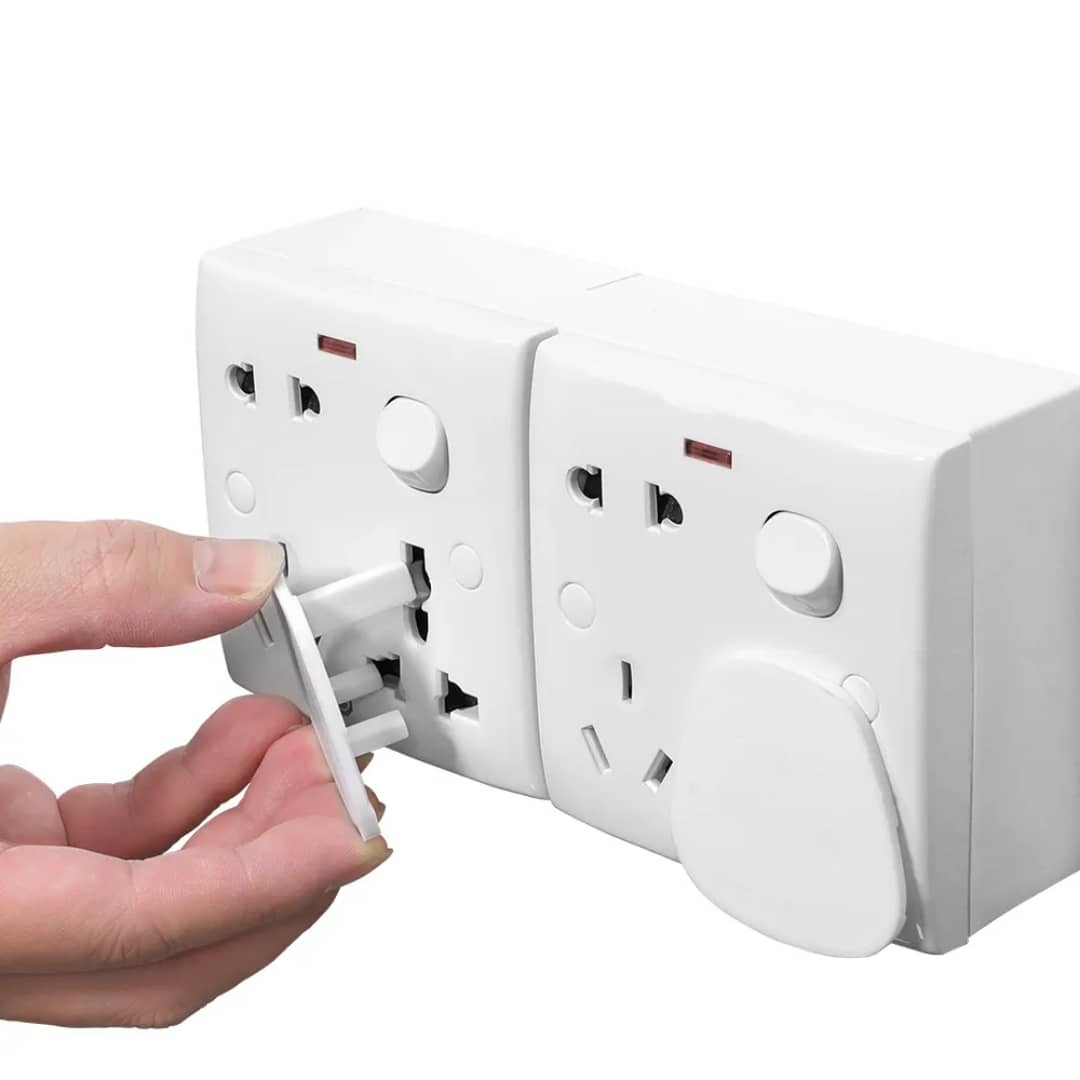 طقم حماية افياش كهرباء بلاستيك 6 قطع AZ-2293