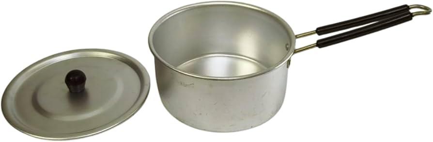 قدر طبخ معدن مع الغطاء بيد اسود G-560-004