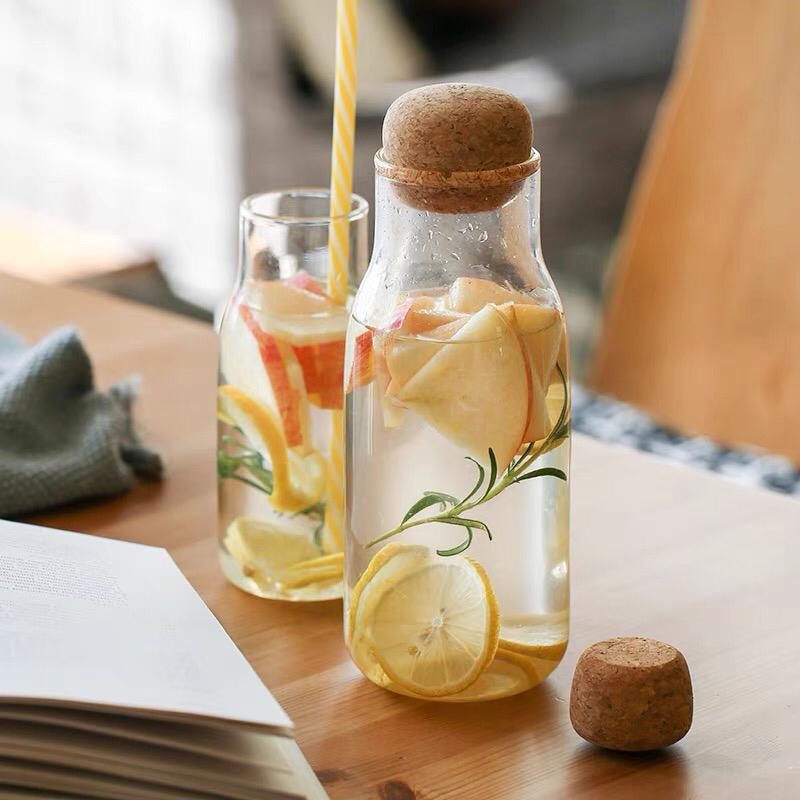 برطمان زجاج سدادة خشب AZ-1531+1532