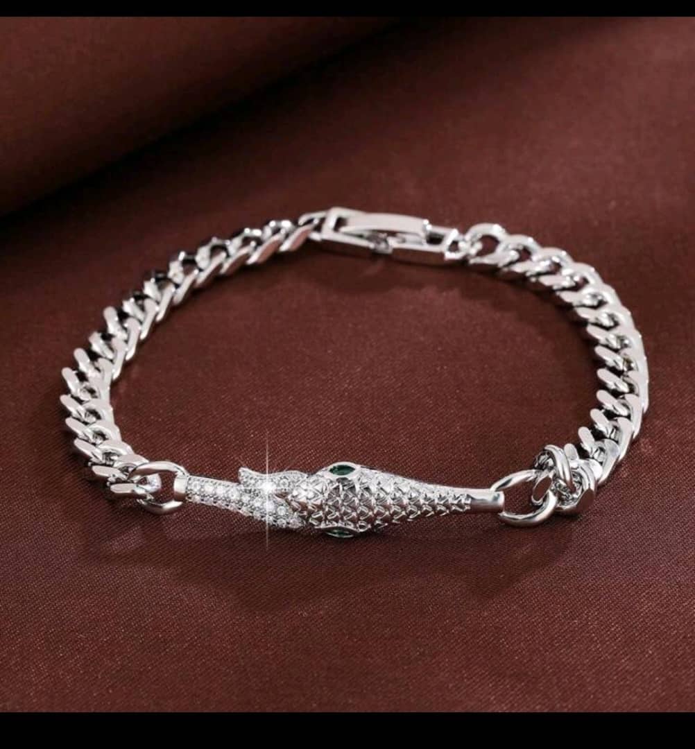 اسورة يد نسائي ستيل شكل افعى صغير SH-3408