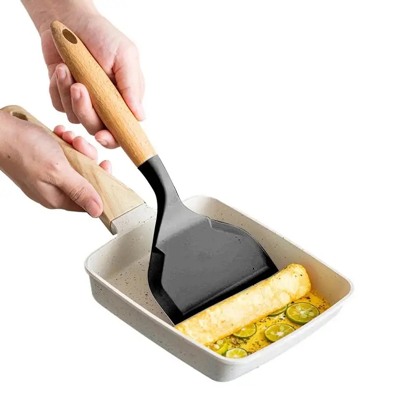 ملعقة خبز سليكون يد خشب AZ-2585