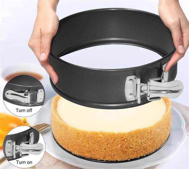 صحن كيك مدور عميق قفل ثقيل 24*12 سم AZ-2602