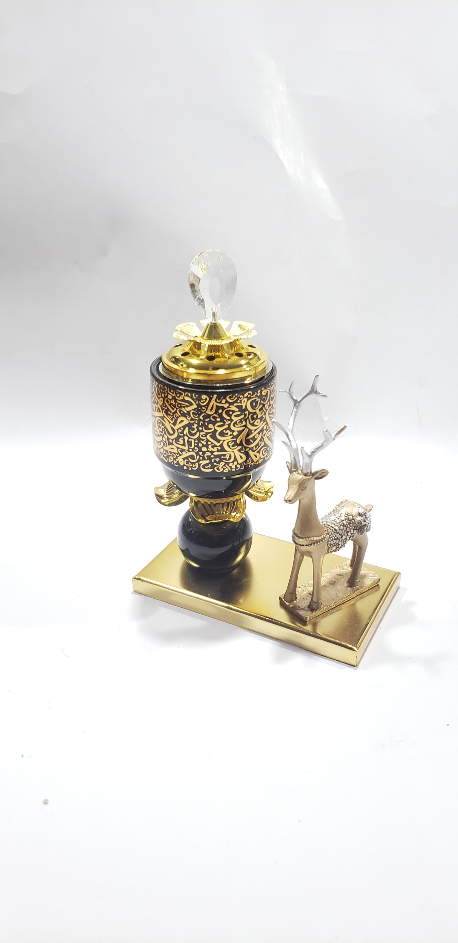 مبخرة سيراميك مع تحفة غزال ZA-4619