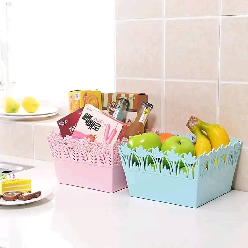 سلة بلاستيك مربع عميق AZ-1036-1037