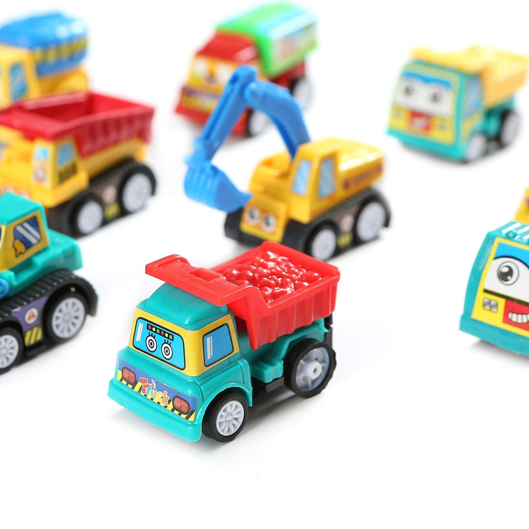 لعبة سيارات ادوات بناء 6 قطع ملون HMK-1354