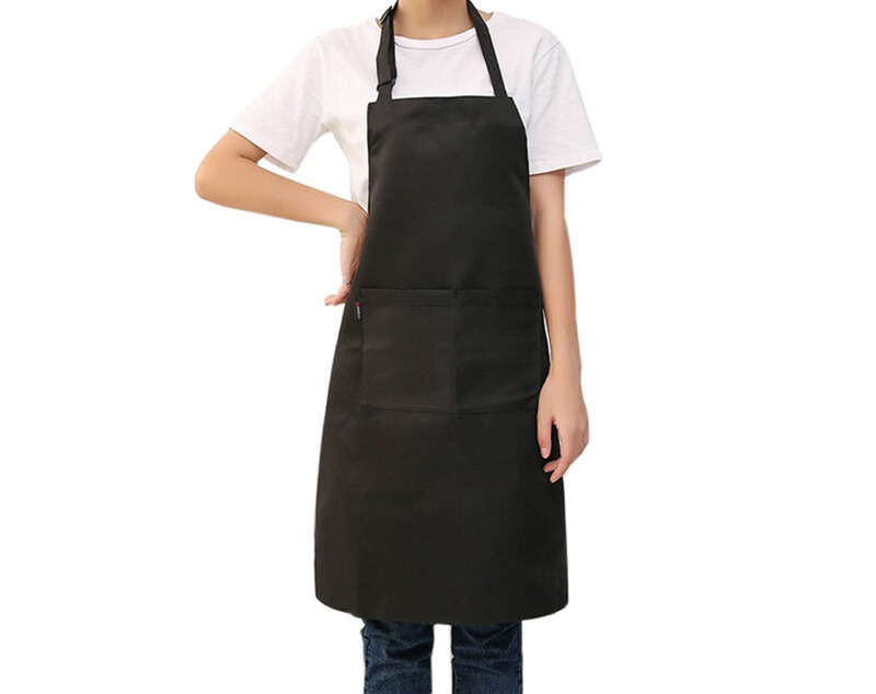 مريلة جلد صافي مع جيب EMA-4291