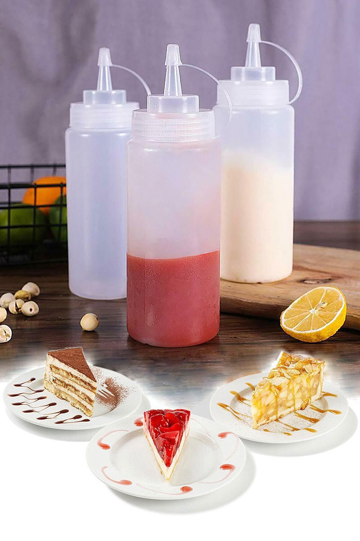 علبة كاتشب مزاز شفاف تيتيز