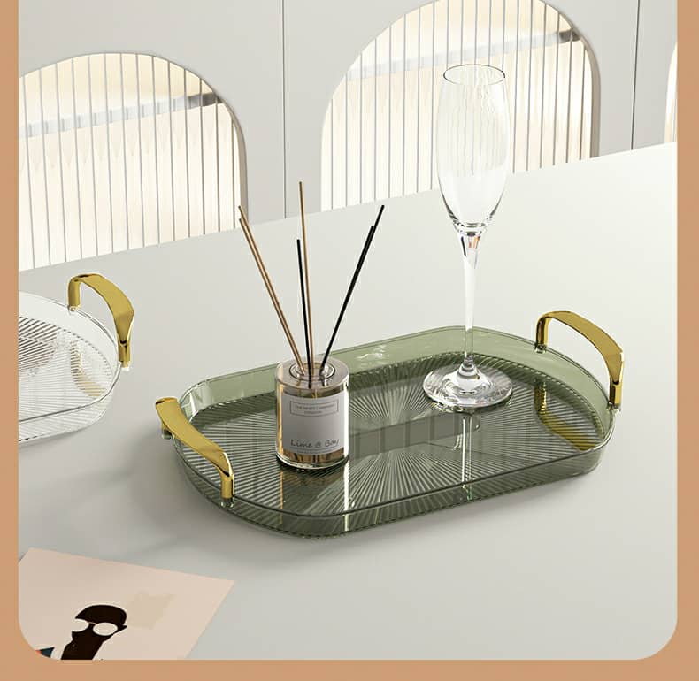 صحن تقديم اكرليك مستطيل