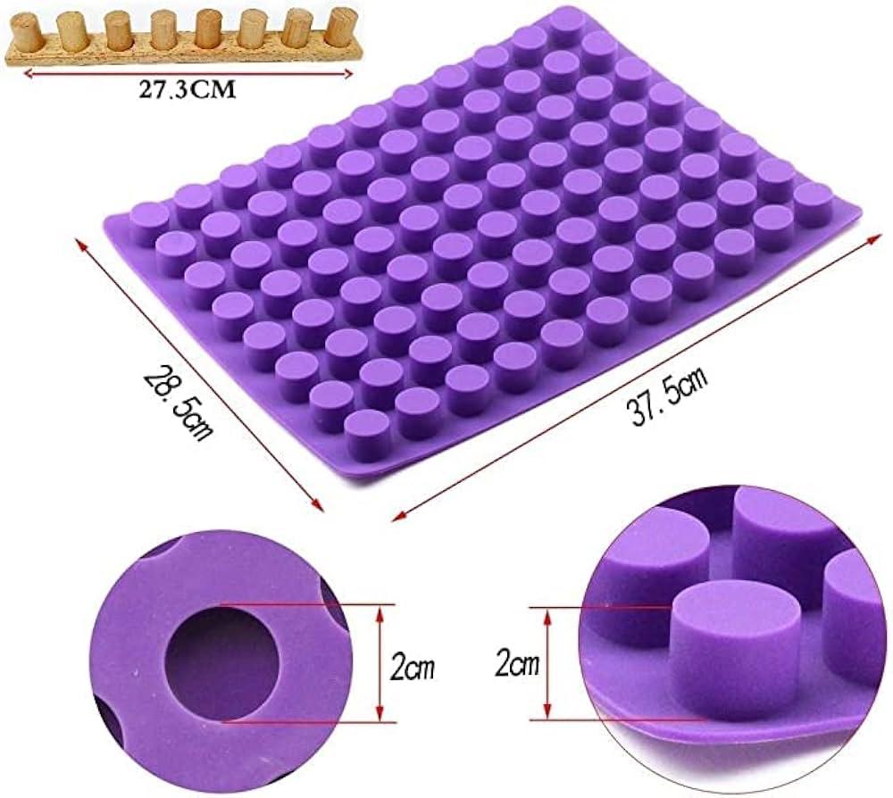 قالب شوكولاتة سيليكون دوائر 88 فتحة H-8173