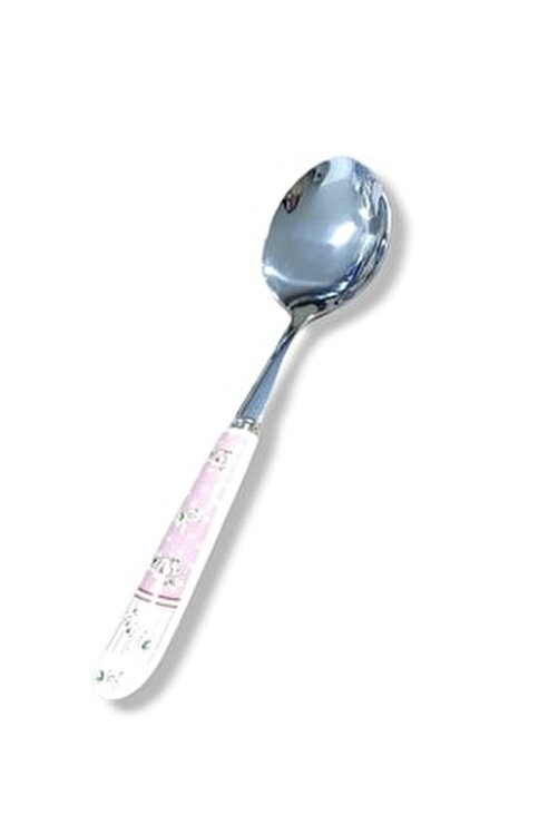 ملاعق حلويات ستيل يد رخام ملون 6 قطع AZ-2244