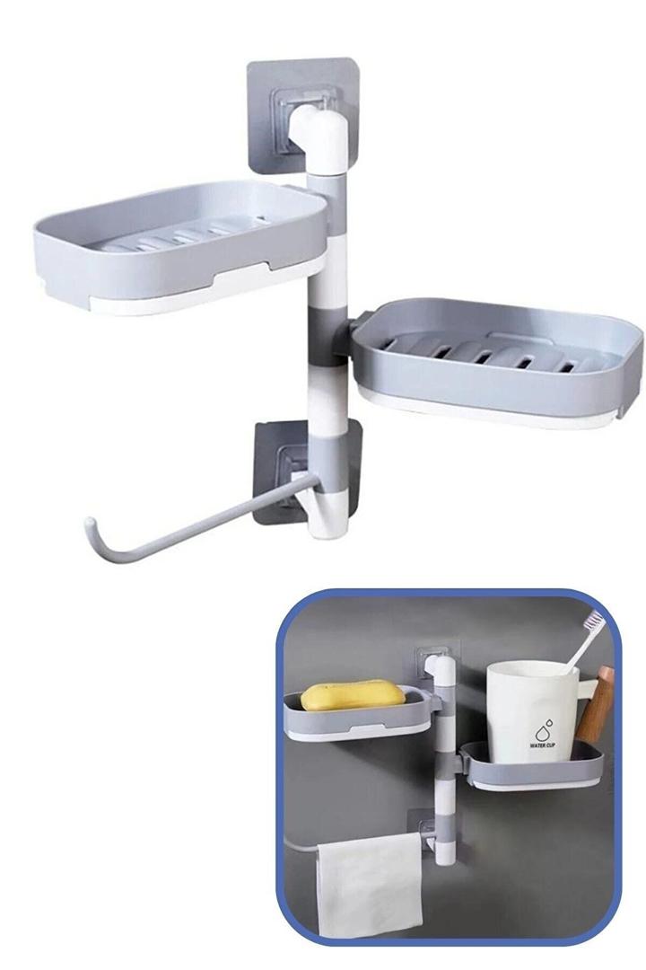 ستاند صابون متحرك مع تعليقة مناشف ZA-7905