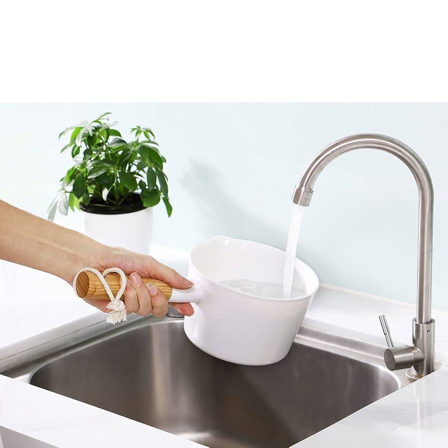 دلو ماء يد خشبي ياباني متعدد الاستخدام AK-2548