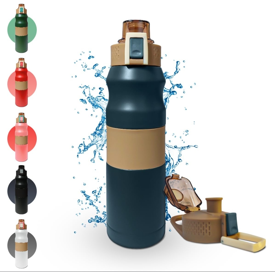 حافظة مشروبات ستيل بقفل ZHENKONC