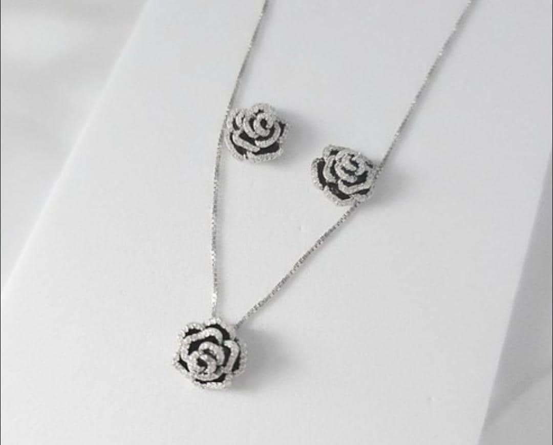 طقم سلس واخراص زيركون NG-1010