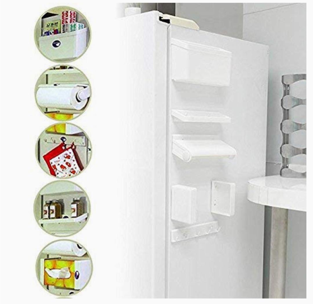 شلف ثلاجة مع حامل مناديل-5*1
