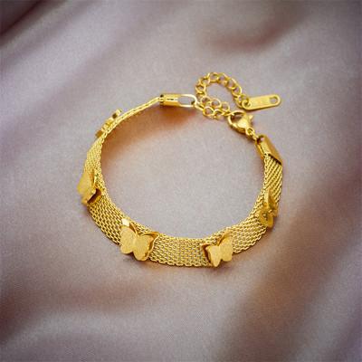 اسورة يد ستيل شكل فراشات راقي HMZ-23218